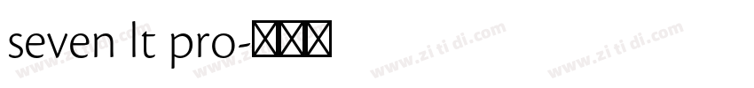 seven lt pro字体转换